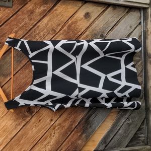 One clothing black and white geometric print scoop neck 5 back tank 3X